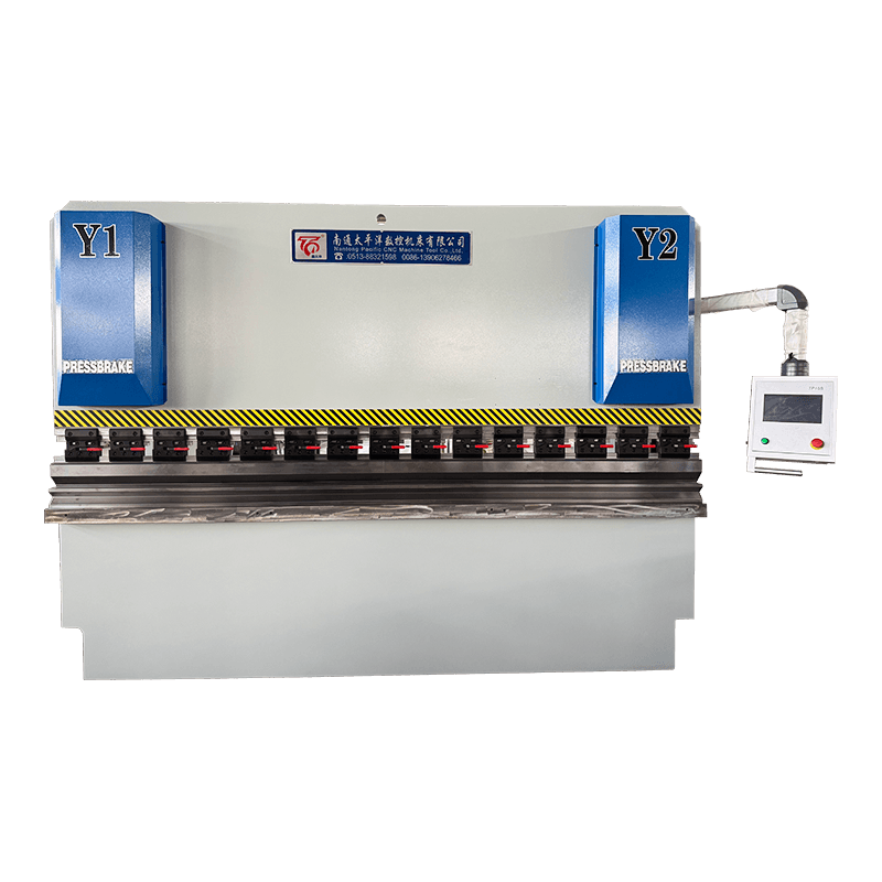 WC67K séria torznej osi synchrónny CNC hydraulický plechový ohýbajúci stroj